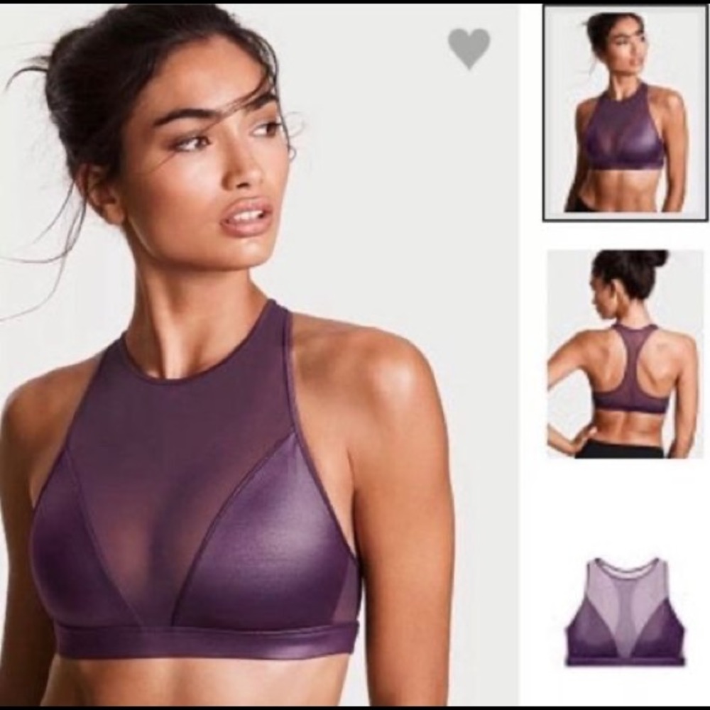 Victoria’s Secret racerback sheer sports bra